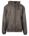 Burnside 9728 Men's Nylon Hooded Coaches Jacket Front Thumbnail