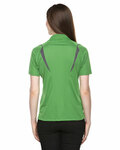 extreme 75107 ladies' eperformance™ velocity snag protection colorblock polo with piping Back Thumbnail