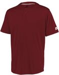 Russell Athletic 3R7X2B Youth Performance Two-Button Solid Jersey Front Thumbnail