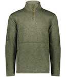 Holloway 223540 Alpine Sweater Fleece 1/4 Zip Pullover Front Thumbnail