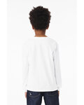 Bella + Canvas 3511Y Youth 6 oz Heavyweight Long Sleeve T-Shirt Back Thumbnail