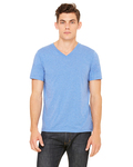 Bella + Canvas 3415C Unisex Triblend Short Sleeve V-Neck Te Front Thumbnail