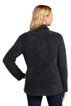 port authority l130 ladies cozy 1/4-zip fleece Back Thumbnail