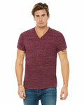 bella + canvas 3655c unisex textured jersey v-neck t-shirt Front Thumbnail