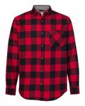 weatherproof 164761 vintage brushed flannel long sleeve shirt Front Thumbnail