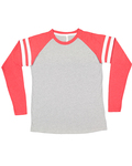 lat 6934 men's gameday mash-up long sleeve fine jersey t-shirt Side Thumbnail