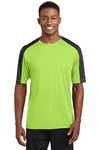 sport-tek st354 posicharge ® competitor ™ sleeve-blocked tee Front Thumbnail