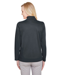 harriton m748w ladies' advantage snag protection plus quarter-zip Back Thumbnail