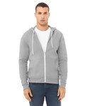 Bella + Canvas 3739 Unisex Sponge Fleece Full-Zip Hooded Sweatshirt Front Thumbnail