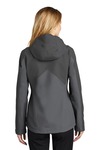 port authority l406 ladies tech rain jacket Back Thumbnail