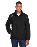 core365 88224 men's profile fleece-lined all-season jacket Back Thumbnail