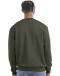 Champion S600 Adult Powerblend® Crewneck Sweatshirt Back Thumbnail