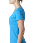Next Level 6640 Ladies' CVC Deep V-Neck T-Shirt Side Thumbnail