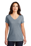 District DM1350L Women's Perfect Tri ® V-Neck Tee Front Thumbnail