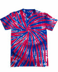tie-dye cd100 adult t-shirt Front Thumbnail