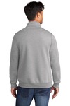 port & company pc78q core fleece 1/4-zip pullover sweatshirt Back Thumbnail