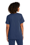 wonderwink ww4168 women's premiere flex ™ v-neck top Back Thumbnail