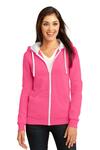 District DT801 Juniors The Concert Fleece ® Full-Zip Hoodie Front Thumbnail