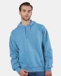 champion cd450 unisex garment dyed hooded sweatshirt Front Thumbnail