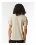 american apparel tr401usa unisex triblend usa made short-sleeve track t-shirt Back Thumbnail