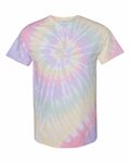 dyenomite 200ms rainbow spiral t-shirt Front Thumbnail