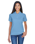 UltraClub 8530 Women's Classic Piqué Polo Front Thumbnail