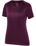 Augusta Sportswear 2792 Ladies Attain Wicking Raglan Sleeve Tee Front Thumbnail