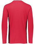 Augusta Sportswear 3076 Youth Tri-Blend Long Sleeve Tee Back Thumbnail