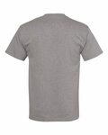 hanes h5590 authentic-t ® 100% cotton t-shirt with pocket Back Thumbnail