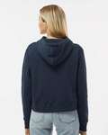 Badger Sport B1261 Athletic Fleece Women's Crop Hood Back Thumbnail