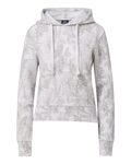 MV Sport W24105 Women's Maddie Floral Print Hooded Sweatshirt Front Thumbnail