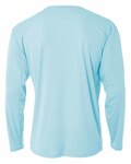 a4 nb3165 youth long sleeve cooling performance crew shirt Back Thumbnail