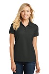 port authority l100 ladies core classic pique polo Front Thumbnail