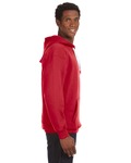 J America JA8830 Adult Sport Lace Hooded Sweatshirt Side Thumbnail