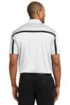 port authority k547 silk touch™ performance colorblock stripe polo Back Thumbnail