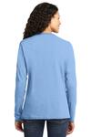 port & company lpc54ls ladies long sleeve core cotton tee Back Thumbnail