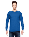 Bayside BA6100 Adult 6.1 oz., 100% Cotton Long Sleeve T-Shirt Front Thumbnail