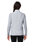 north end ne415w ladies' eclipse jacquard quarter-zip Back Thumbnail