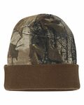 kati lcb12 12" camo knit beanie Back Thumbnail