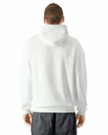 american apparel rf498 unisex reflex fleece pullover hooded sweatshirt Back Thumbnail