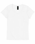 Hanes 42VT Ladies' Perfect-T Triblend V-Neck T-shirt Front Thumbnail