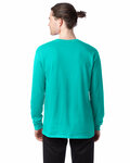 hanes 5286 men's 5.2 oz. comfortsoft® cotton long-sleeve t-shirt Back Thumbnail