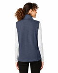 devon & jones dg706w ladies' new classics™ charleston hybrid vest Back Thumbnail