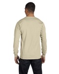 Hanes 5186 Adult Long-Sleeve Beefy-T® Back Thumbnail