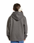 lane seven ls1401y youth premium pullover hooded sweatshirt Back Thumbnail