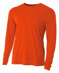 A4 NB3165 Youth Long Sleeve Cooling Performance Crew Shirt Front Thumbnail