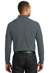 Port Authority K100LS Long Sleeve Core Classic Pique Polo Back Thumbnail