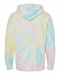 independent trading co. prm4500td unisex midweight tie-dyed hooded sweatshirt Back Thumbnail
