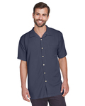 Harriton M570 Men's Bahama Cord Camp Shirt Side Thumbnail