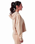 TriDri TD077 Women's Alice Half-Zip Hooded Sweatshirt Side Thumbnail